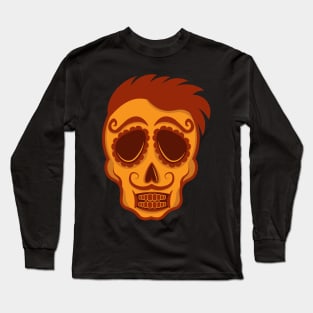 Mexico Skull Long Sleeve T-Shirt